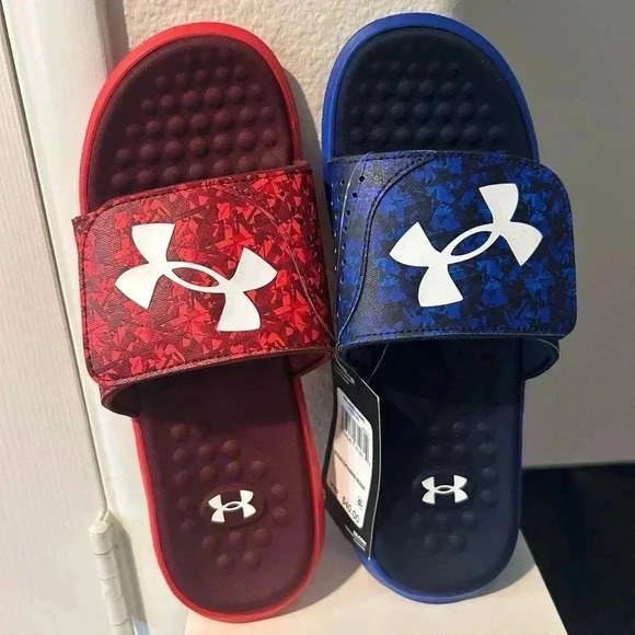 Under Armour Other - NEW Under Armour Ignite Pro Graphic Slide Sandal 3026024-600 Mens Size 7